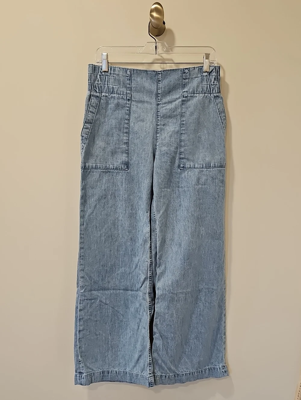 Free People We The Free Breezy Denim Pull On Jeans; Color: Dusk; EUC; Size Small